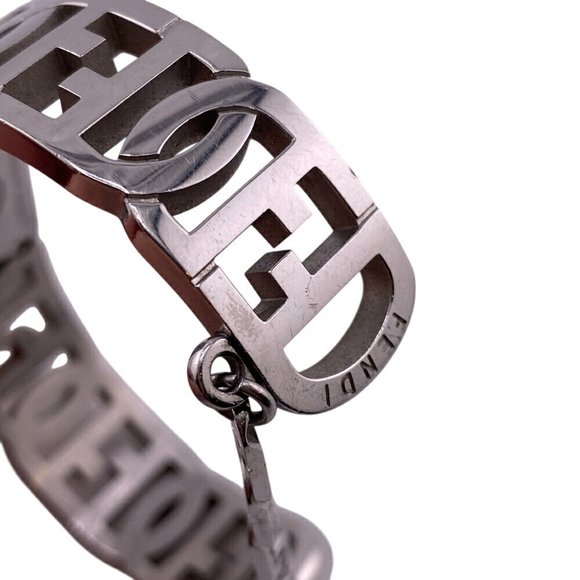 FENDI 3600L F Belt Watch Analog Digital Silver Women\'s main image 8